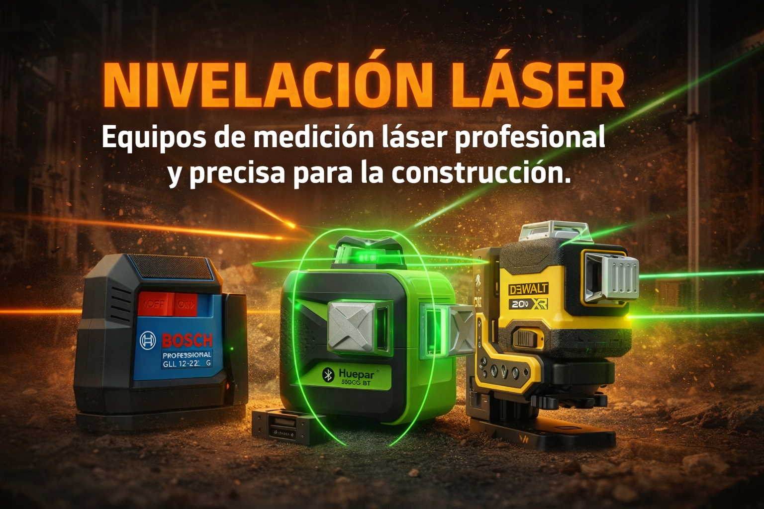Nivelación Láser y Equipos de Medición