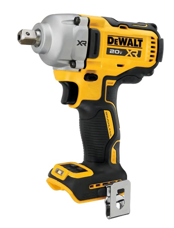 Llave de Impacto Inalámbrica DeWalt DCF892B 20V MAX XR Brushless 1/2" vista de estudio