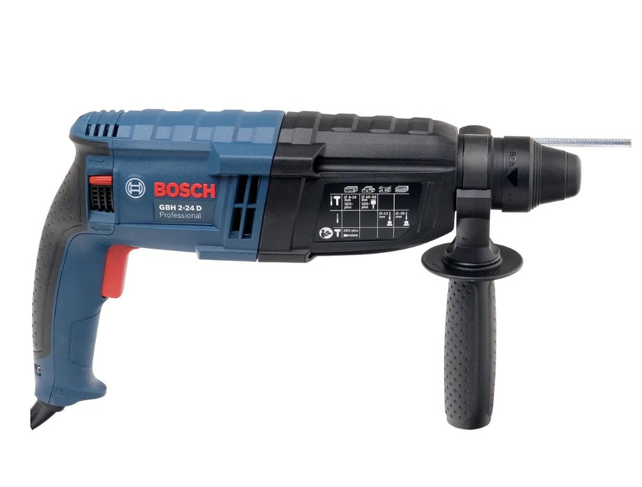 Rotomartillo Bosch GBH 2‑24 D 820W 2.7J SDS‑Plus Industrial + Maletín