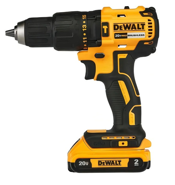 Taladro Destornillador DeWalt DCD7771D2 20V Max | Brushless, 2 Baterías, 1750 RPM, LED, Maletín