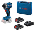 Kit Atornillador De Impacto Bosch 18v Potente 215nm Industrial | Brushless| Azul