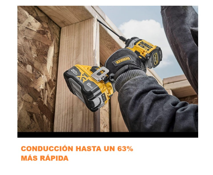 Atornillador De Impacto Dewalt Dcf860b 20v Xr Máximo Torque | Amarillo 20v 50 Hz/60 Hz