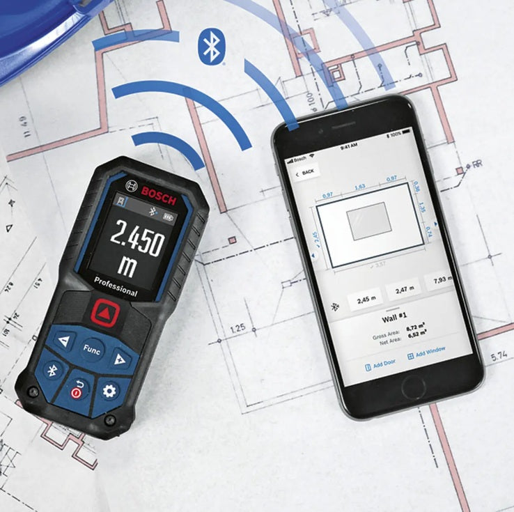 Medidor Láser Bosch GLM 50-27 C Bluetooth 50m IP65