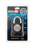 Candado de alta seguridad Odis Modelo M50 de la Nueva Serie M Protected en su empaque original - Proyecto Madera