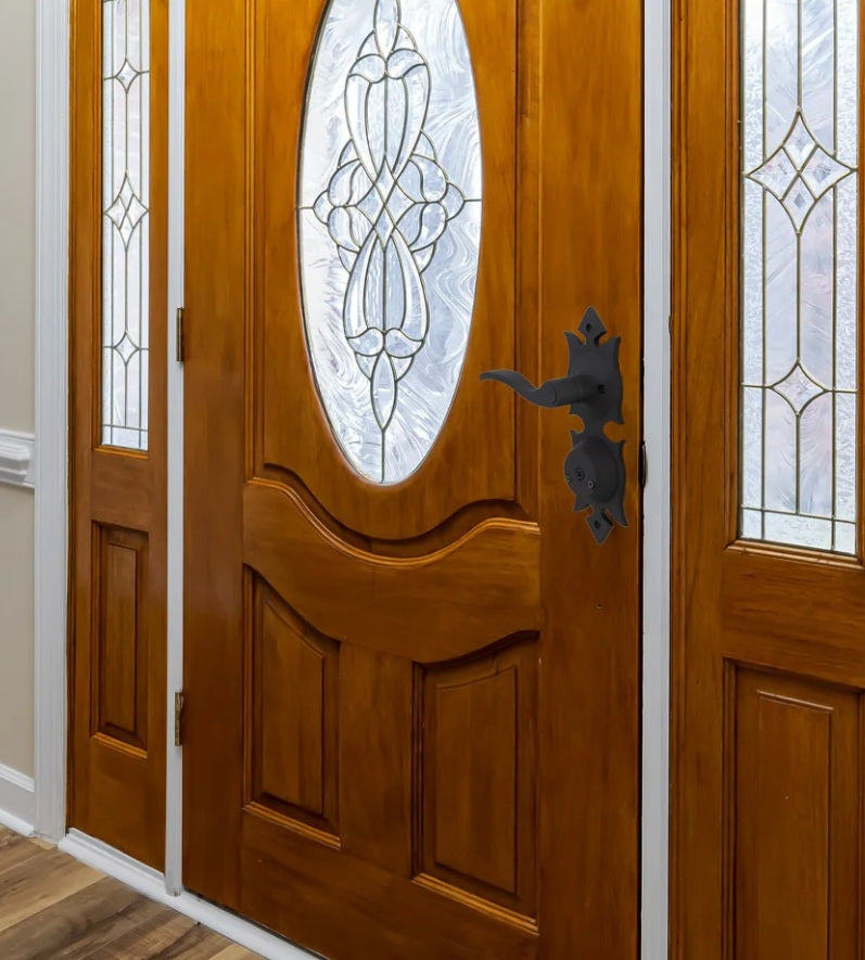 Cerradura Odis 216 Colonial Negra – Seguridad Total + Manilla Reversible | Ideal Puertas Acceso