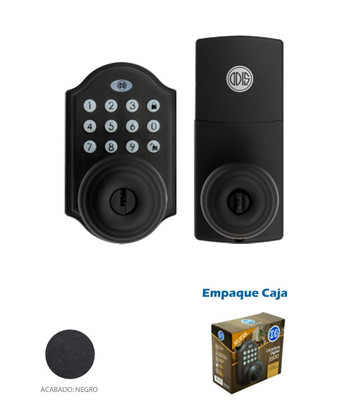 Mecanismo interior y portapilas de cerradura inteligente Odis 5500
