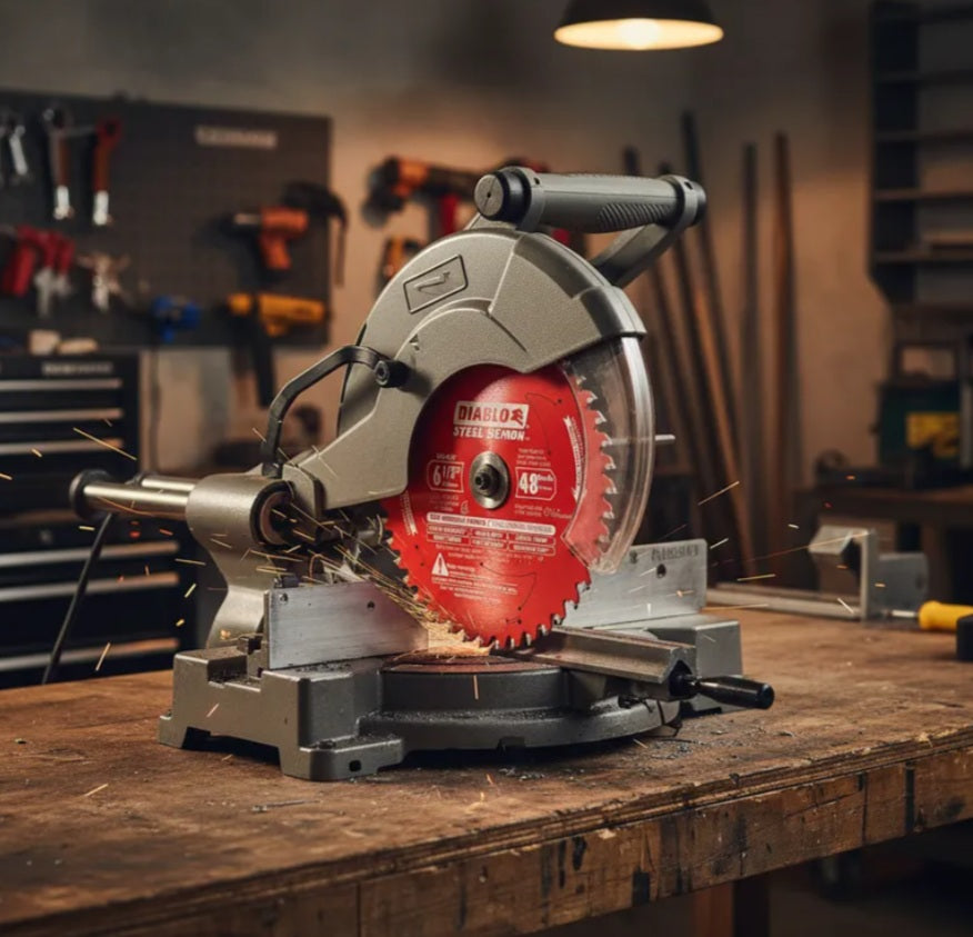 Disco Diablo Para Metales 6 1/2 48 Dientes Steel Demon Rojo