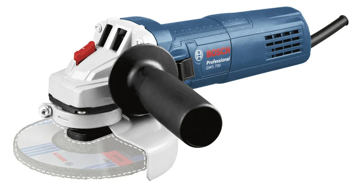 Esmeril Angular Bosch GWS 700 710W + 5 Discos | Potencia, Durabilidad y Máximo Control