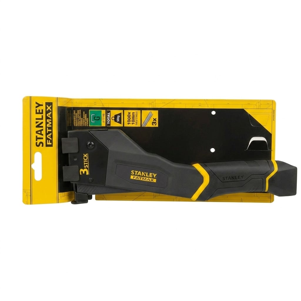 Grapadora de Martillo Stanley FatMax FMHT81394 para construcción y techumbre.