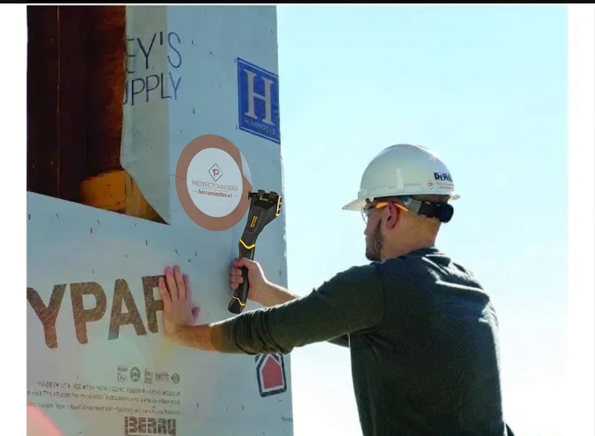 Martillo grapador Stanley FatMax para techumbre y construcción Chile