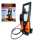 Hidrolavadora Alta Presión Black+Decker 1512 PSI 1400W | Portátil, Ruedas, Manguera 3m y Accesorios