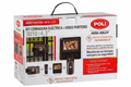 Kit Cerradura Electrica Poli 3010 y Videoportero con camara en caja Proyecto Madera