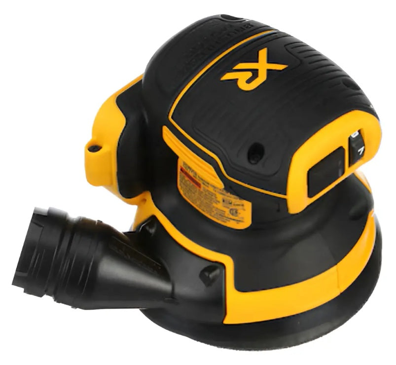 Motor XR Brushless y agarre ergonomico antideslizante de lijadora roto orbital DeWalt DCW210B 20V