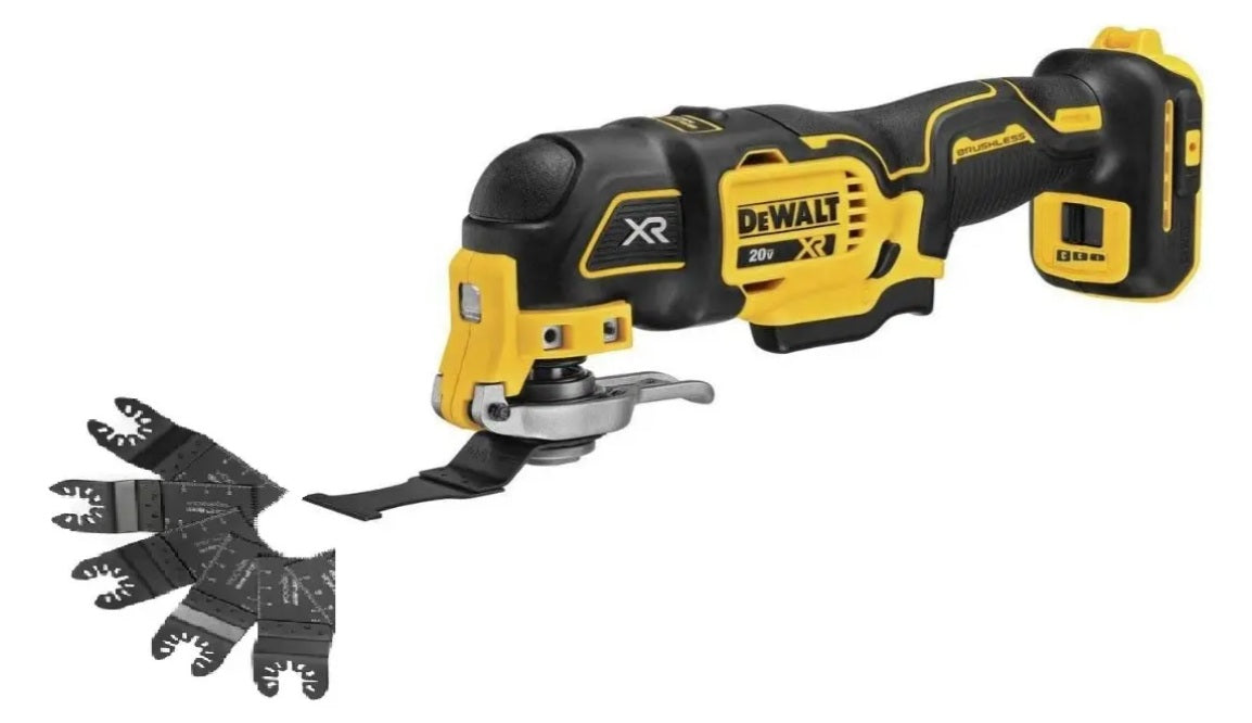 Multiherramienta Oscilante Dewalt DCS356B 20V MAX XR Brushless inalámbrica en Proyecto Madera Chile