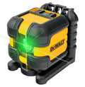 Nivel laser autonivelante en cruz linea verde DeWalt DW08802CG de 16 metros con carcasa reforzada IP54 en Proyecto Madera Chile