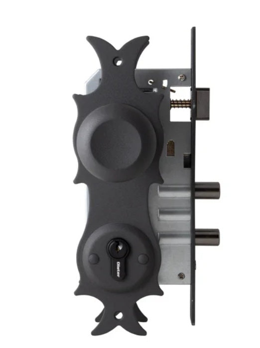 Cerradura Colonial Oister Toltén para Puerta 45–50 mm | Embutir, Acero, Picaporte Reversible