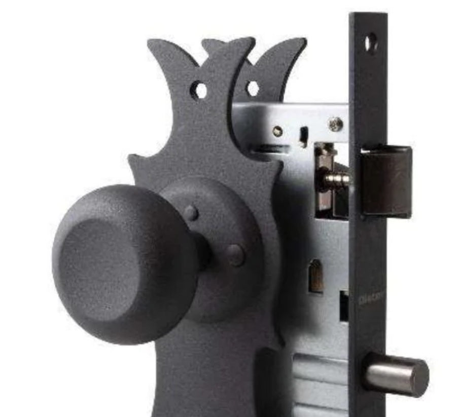Cerradura Colonial Oister Toltén para Puerta 45–50 mm | Embutir, Acero, Picaporte Reversible