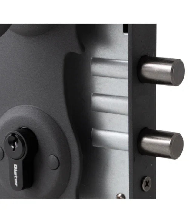 Cerradura Colonial Oister Toltén para Puerta 45–50 mm | Embutir, Acero, Picaporte Reversible