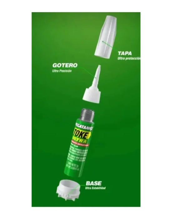 Pegatanke Toke Ultra 3g Transparente | Pega en 10 Segundos ⚡