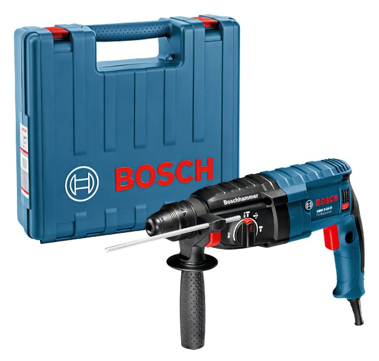 Rotomartillo Bosch GBH 2‑24 D 820W 2.7J SDS‑Plus Industrial + Maletín
