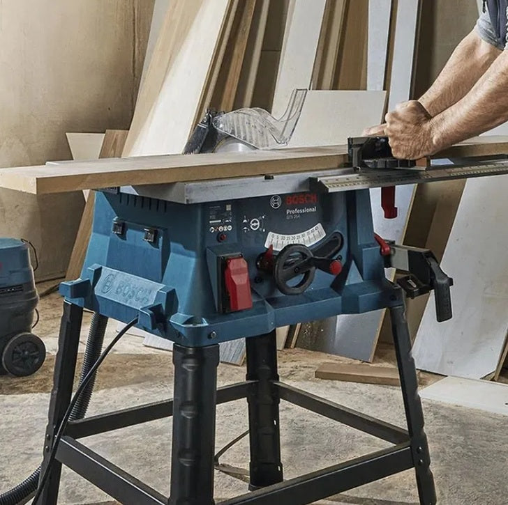 Sierra de Banco Bosch GTS 254 1800W • Corte Preciso 10” • Profesional y Ultra Potente