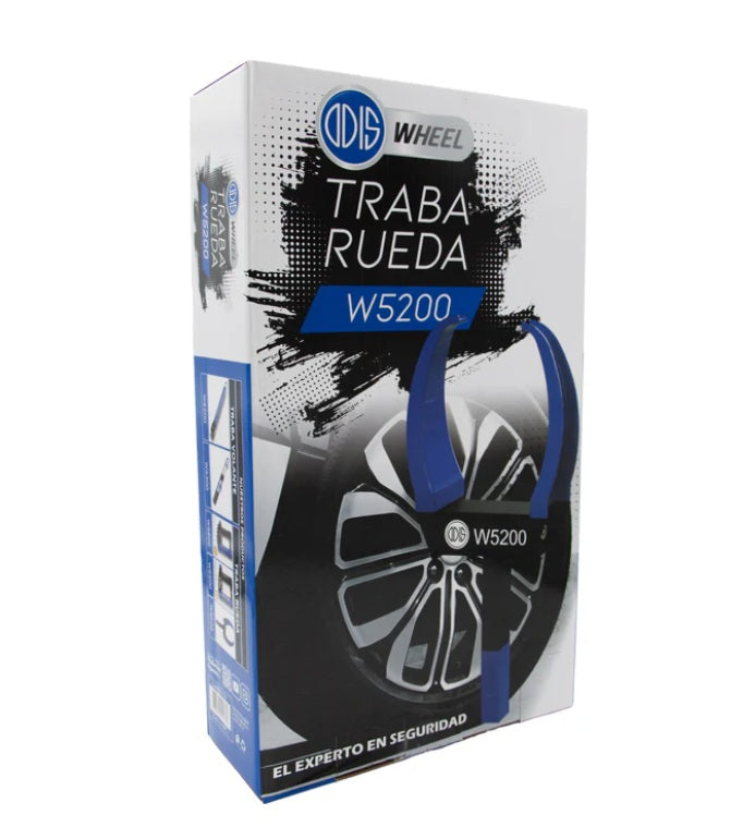 Traba Rueda Pitbull Antirrobo para-Auto y Camioneta | Bloqueo de Rueda Odis W5200 en Acero Reforzado