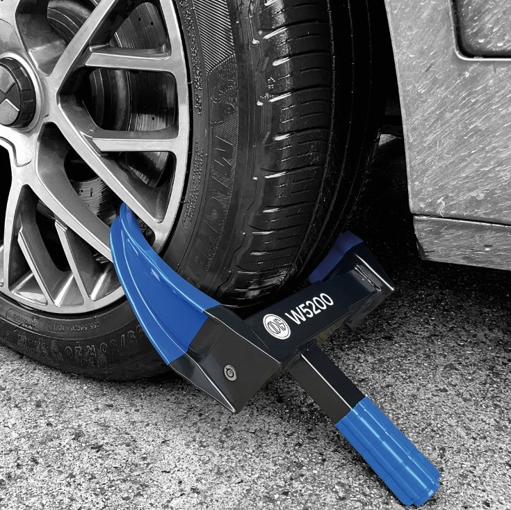 Traba Rueda Pitbull Antirrobo para-Auto y Camioneta | Bloqueo de Rueda Odis W5200 en Acero Reforzado